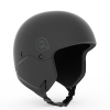 Cookie M3 open face helmet, matte black. Shown from the side