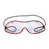 Mini Flex-z goggles with clear lens and red trim
