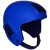 Cookie Fuel open face skydiving camera helmet, royal blue. Shown from the side