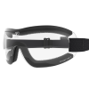 Kroops I.K.91 skydiving goggles with clear lens and black strap
