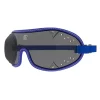 Kroops Boogie skydiving goggles with smoke lens and blue trim
