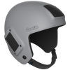 Cookie Fuel open face skydiving camera helmet, charcoal. Shown from the side