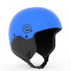 Cookie M3 open face helmet, royal blue. Shown from the side
