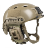 Larsen and Brusgaard Ops Core in multicam color. Made to be used with Optima, Quattro, Solo and Echo altimeters. Shown on a helmet