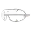 Kroops Boogie skydiving goggles with clear lens and white trim
