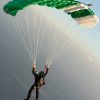 PD Silhouette main canopy. Shown from the back while flying