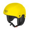 Parasport Italia Fairwind XPS open face skydiving helmet. Yellow color. Shown from the front