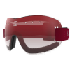 Kroops 13-Five skydiving goggles with red gradient lens and red strap