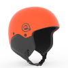 Cookie M3 open face helmet, orange. Shown from the side