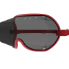 Kroops VFR Over The Glasses skydiving goggles with smoke lens and red strap