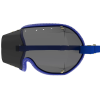 Kroops VFR Over The Glasses skydiving goggles with smoke lens and green strap