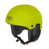 Parasport Italia Fairwind XPS open face skydiving helmet. Green color. Shown from the front