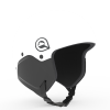 Cookie M3 open face helmet, white. Shown from the side