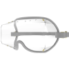Kroops VFR Over The Glasses skydiving goggles with clear lens and grey strap