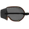 Kroops VFR Over The Glasses skydiving goggles with smoke lens and brown strap