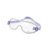 Kroops Boogie skydiving goggles with lavender trim and clear lens