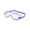 Kroops Boogie skydiving goggles with purple trim and clear lens