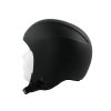 Parasport Italia Z1 JED-A Wind open face skydiving helmet. Black color. Shown from the side