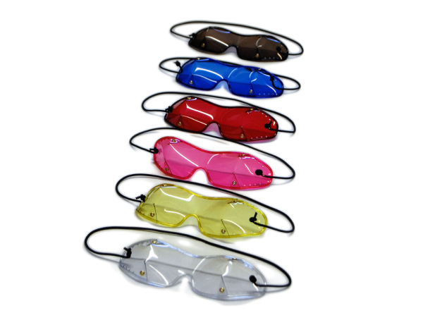 Flex-Z Ultra Mini skydiving goggles. All colors shown from the top
