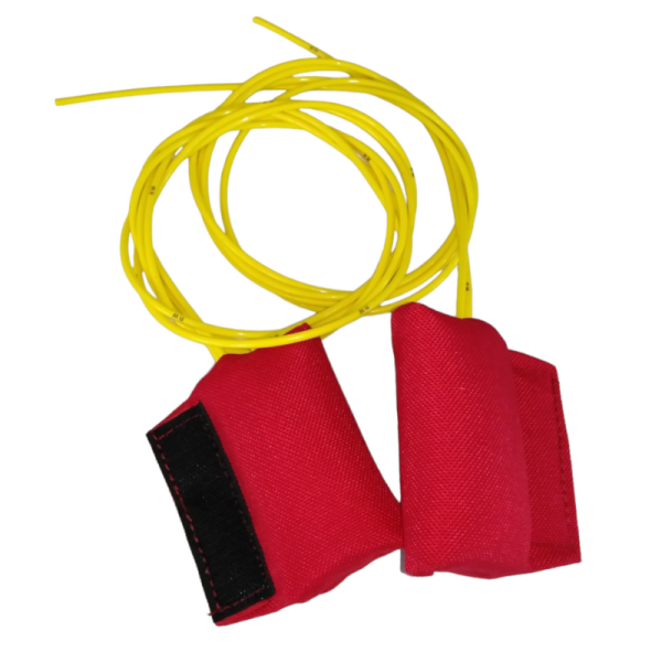 Cutaway handle with yellow cable made by sunrise wings