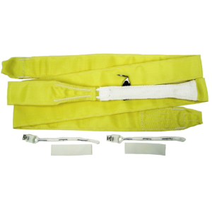 Yellow detachable drogue bridle used in Sigma tandem container