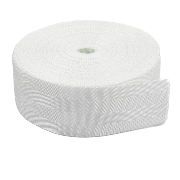 Roll of white hemming tape 1"