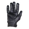 Akando Black Indoor Flying Gloves. Shown from the bottom