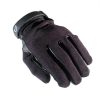 Akando Black Indoor Flying Gloves. Shown from the front