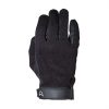 Akando Black Indoor Flying Gloves. Shown from the top