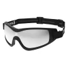 Kroops Arch skydiving goggles with tinted lens, black frame and black strap