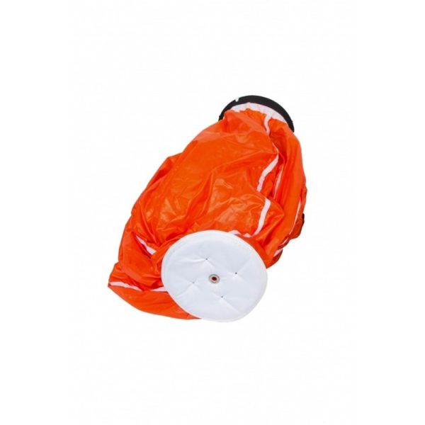 Wings Orange reserve pilot chute with white cap