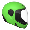 Cookie G35 Fullface Skydiving Helmet. Color is Lime Green