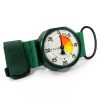 Viplo FT50 analog altimeter with white 4000 meter dial and green case. O-Ring Mount