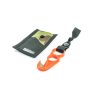 PG Z KNIFE (K11505), orange with camo woodland green pouch
