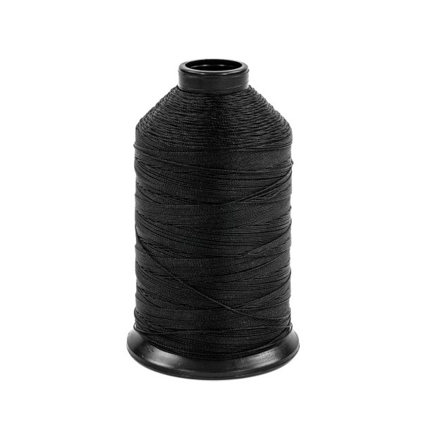 Roll of Nylon Thread Cord Size 3, color: black