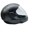 Cookie G35 Fullface skydiving helmet in multicam black color shown from the side with closed visor