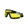 Bobster Wrap Around skydiving goggles. Yellow with black strap