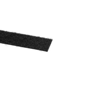 Velcro loop, black. Size: 50mm/2"