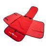Wingstore Red Packing Mat. Shown from the top. Unfolded