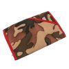 Wingstore Organizer, camo with red trim. Shown from the back