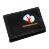 WINGSTORE WALLET, black. Shown from the outside