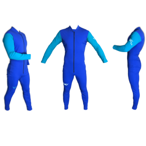 Tonfly B2 Suit. Shown from the front and sides