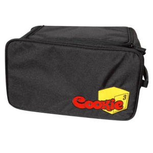 Cookie Cube Helmet Bag, black with logo sewn on the side