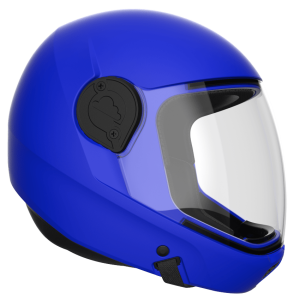 Cookie G4 Fullface Skydiving Helmet. Color is Royal Blue