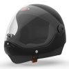 Parasport Italia Z1 SL-14 Fullface skydiving helmet with closed visor shown from the side, color: black matt