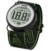 Parasport Italia Altix round Digital Altimeter with wrist mount in black and lime color