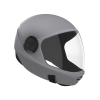 Cookie G3 Fullface Skydiving Helmet. Color is Charcoal
