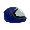 Square1 Kiss skydiving fullface helmet shown from the side with closed visor. Color: Royal Blue