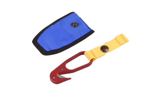 Metal hook knife NKM-02 with pouch made by MarS
