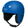 Parasport Italia Fairwind XPS open face skydiving helmet. Royal Blue color. Shown from the front